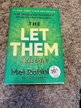 The Let Them Theory Mel Robbins Hardcover Self Help Bestseller Book
